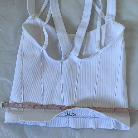 FREE PEOPLE Stay With Me Tank in White Size- XS/Small NWOT - Picture 10 of 16